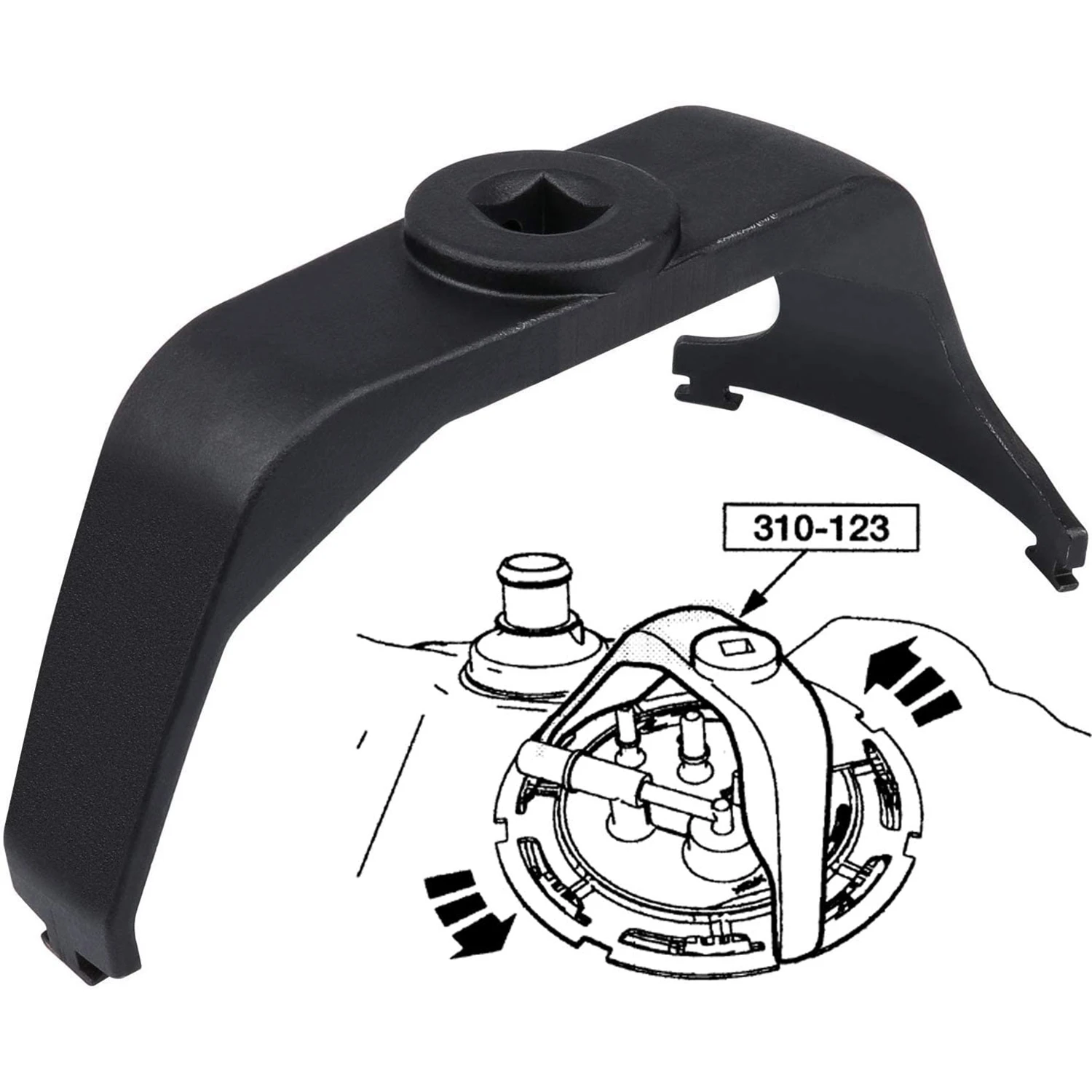 Automotive Tools & Supplies Wrench Tool Universal Fuel Tank Lock Ring