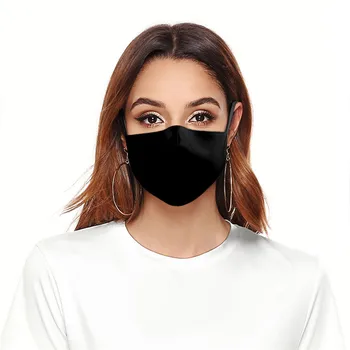 

Black Face Mask Fashion Washable Cloth Dust Mask with Filter PM2.5 Replaceable Reuse Anti Pollution Custom Face Mask Mouth Caps