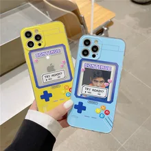 13 Case Cute Funny Retro Game Console Clear Cover for iPhone 12 Pro Max 11 7 8 Plus XR XS X SE 2020 13 Pro DIY Photo Cases Coque