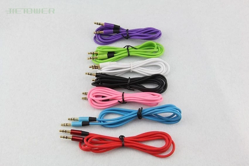 Audio Cable 3 5mm Aux Headphone Cable Male to Male Audio Cable Line For Car iPhone MP3 MP4 Headphone Speaker 500PCS LOT