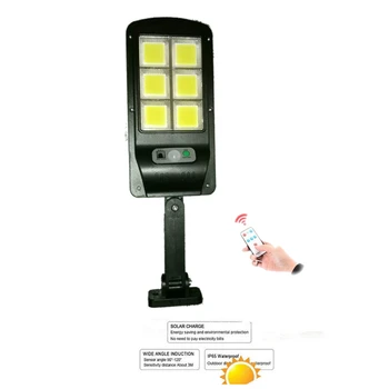 

solar light lamp floodlight reflector Power Human Body Motion Sensor Garden Control Security Outdoor LED Waterproof IP65 remote