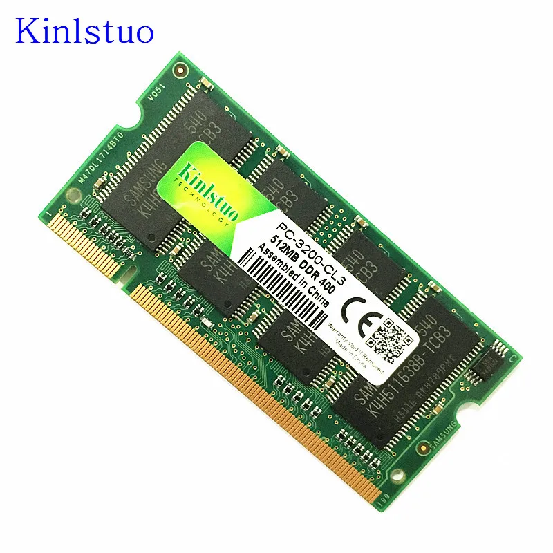 Память для ноутбука Kinlstuo ОЗУ SO-DIMM DDR1 DDR 400 333 MHz/PC-3200 PC-2700 200Pins 512MB 1GB память Sodimm