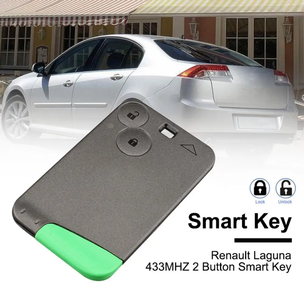 2 кнопки смарт пульт дистанционного ключа PCF7947 чип 433 МГц для Renault Laguna Espace 2001 до 2006