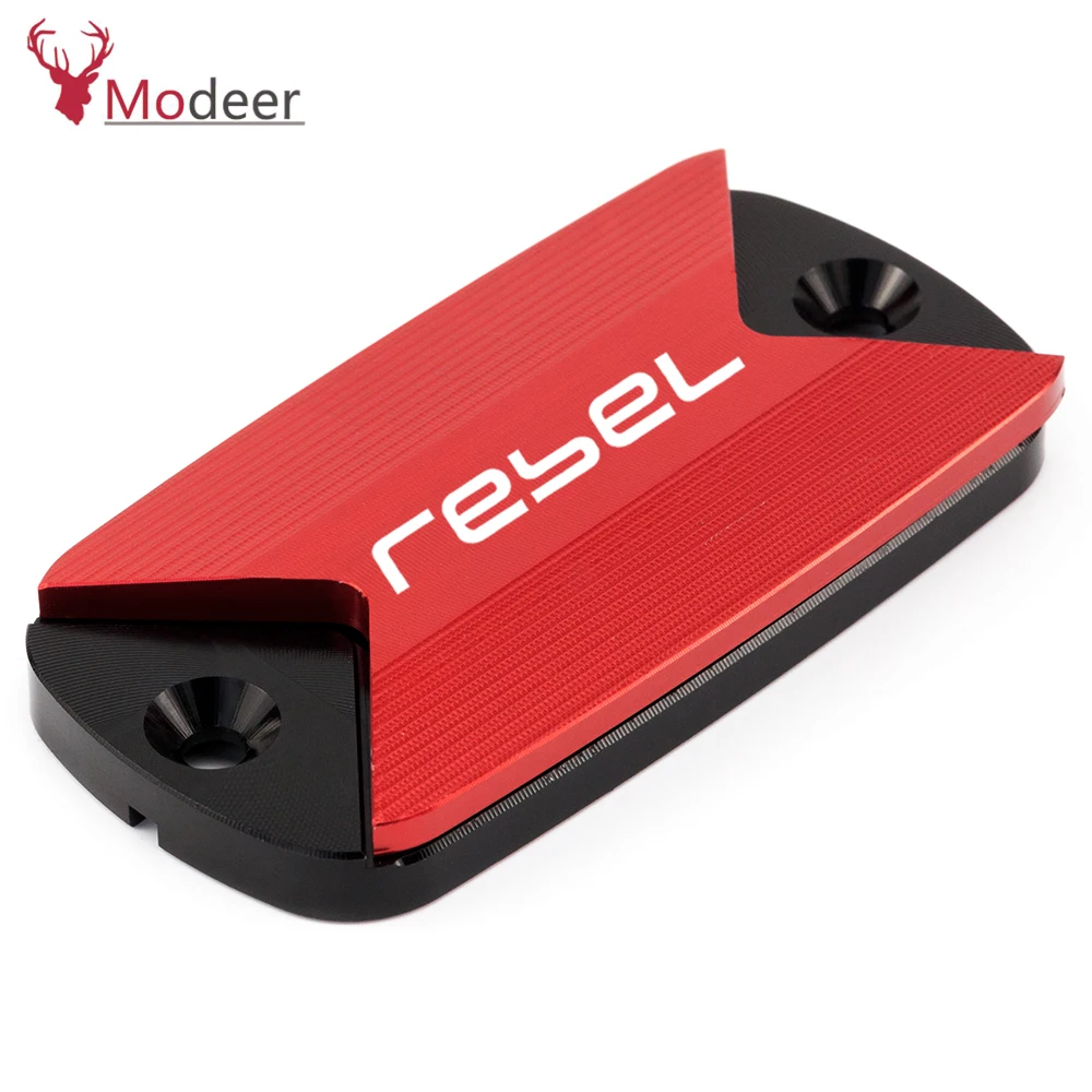 FOR Honda Rebel 300 Rebel 500 REBEL300 REBEL500 2017 Motorcycle CNC Front Brake Fluid Reservoir Cap Cover (6)