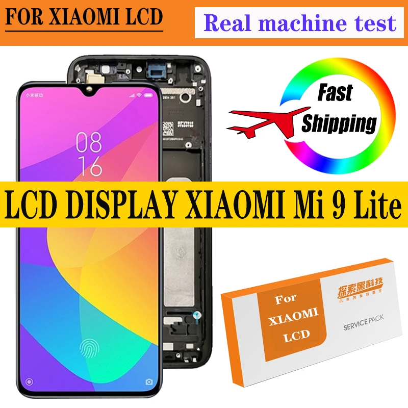 ЖК-дисплей AMOLED 6 39 дюйма для Xiaomi Mi 9 Lite Mi9 сенсорный экран дигитайзер ЖК-экран CC9