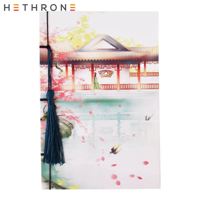 Hethrone 1 шт. китайский креативный блокнот для зарисовок Bullet journal милый Накручивающийся блокнот Еженедельный планировщик Канцелярские товары дневник для путешествий
