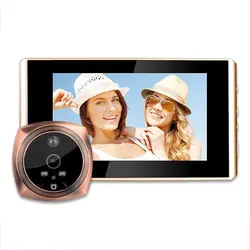 Цифровой глазок видео камера дверной звонок видео-глаз поддержка sd-карта Фото дверной глазок монитор для дома