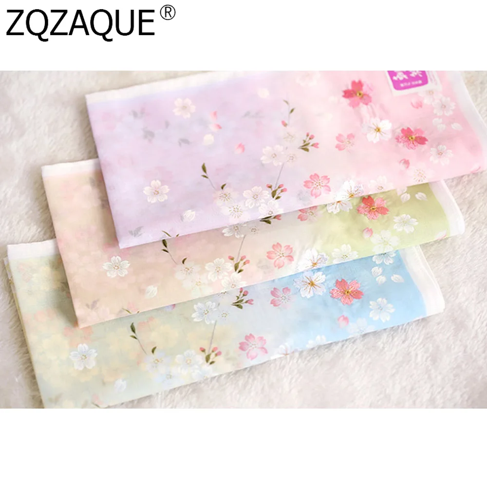  48*48cm High Grade Handkerchiefs for Elegent Women's Soft Nice Cotton Kerchiefs Multi-use Square Ha