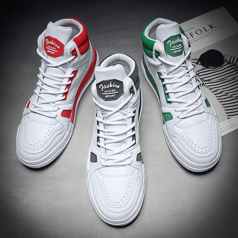 

LEIXAG Men Basketball Shoes Outdoor High Sports Shoes Athletic Men Basketball Training Shoes Walking Shoes Jogging Sneakers