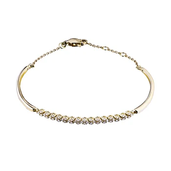 

Bracelet of yellow gold with diamond e0301br03186600