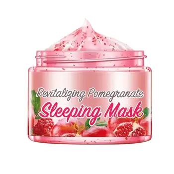 

120ml Revitalizing Red Pomegranate Sleeping Mask Fruit Face Masks Skin Care For Moisturizing Soothing Repair Night Cream