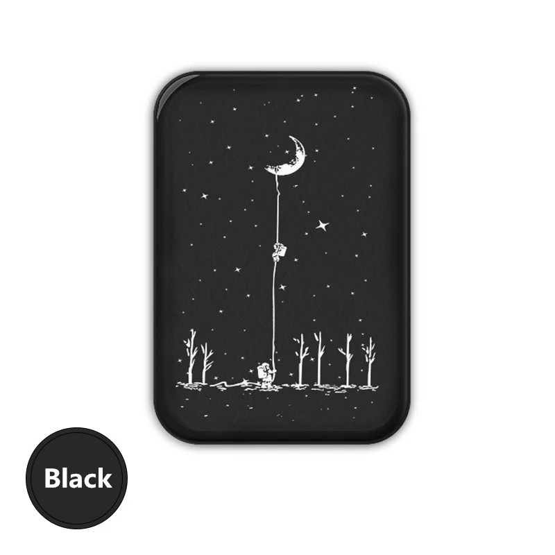 Black Мини Мода Мультфильм 10000 мАч Расширенный телефон батарея мощность для huawei/Xiaomi банк питания для iPhone/samsung/Oppo зарядное устройство - Цвет: Black