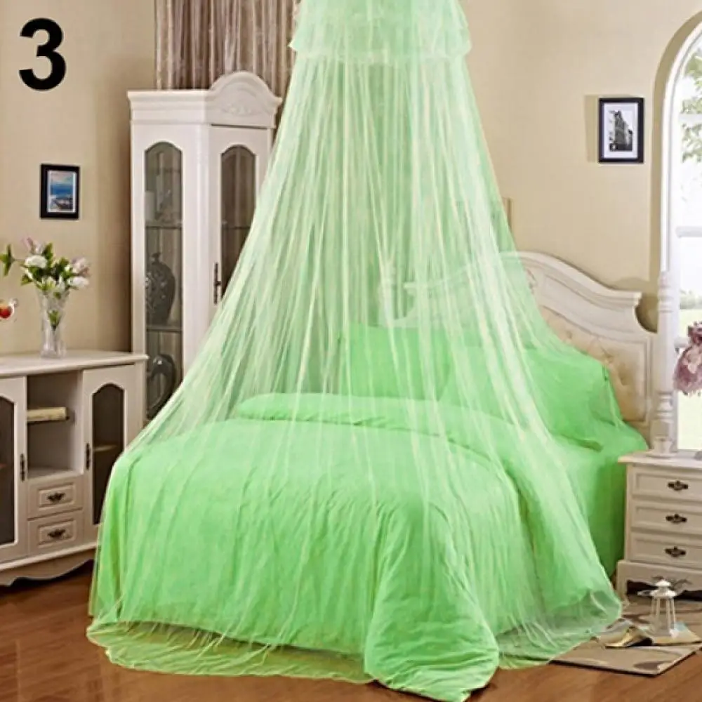 Elegant Lace Insectes Bed Canopy Netting Curtain Round Dome Mosquito Net Bedding