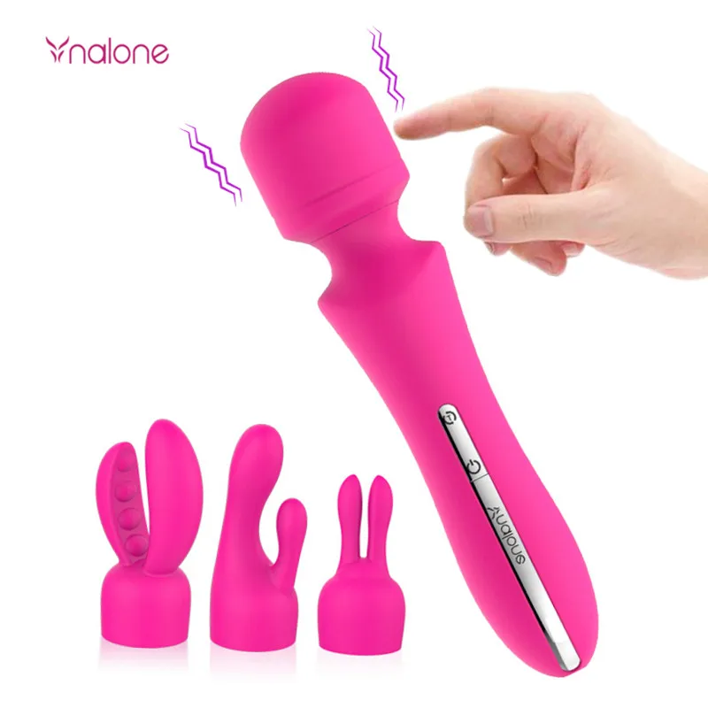 Nalone G-Spot AV Wand Magic Massager Dildo Vibrators Powerful Multi Speed Waterproof Sex Products Toys For Woman Masturbators 1
