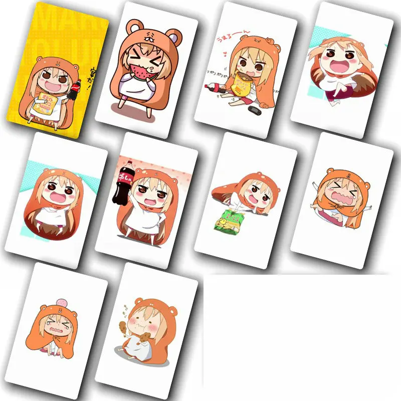 Himouto! Умару-Чан карта аниме стикер пакет DIY водонепроницаемая карта классические детские наклейки игрушки для детей 100 шт