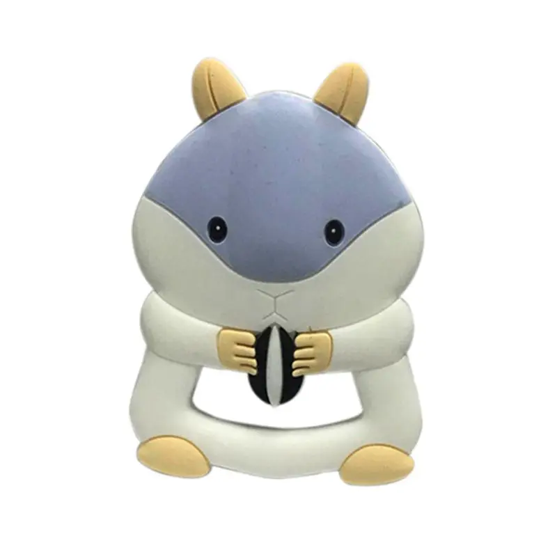Детские Силиконовые Зубные гелевые креативные Мультяшные белки для младенцев жевательные игрушки для новорожденных детей зубная молярная палочка Прорезыватель - Цвет: Blue