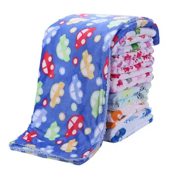 

Newborn Baby Warm Fleece Sleeping Bag Fashion Trend Stroller Korean Lovely Warm Swaddling Air Conditioning Blanket