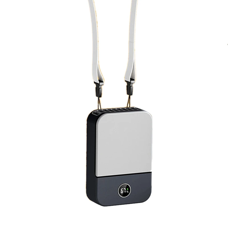 Mini Waist Clip on Fan for Shirt Portable Personal Neck with Display of Remaining Power Outdoor Camping | Бытовая техника