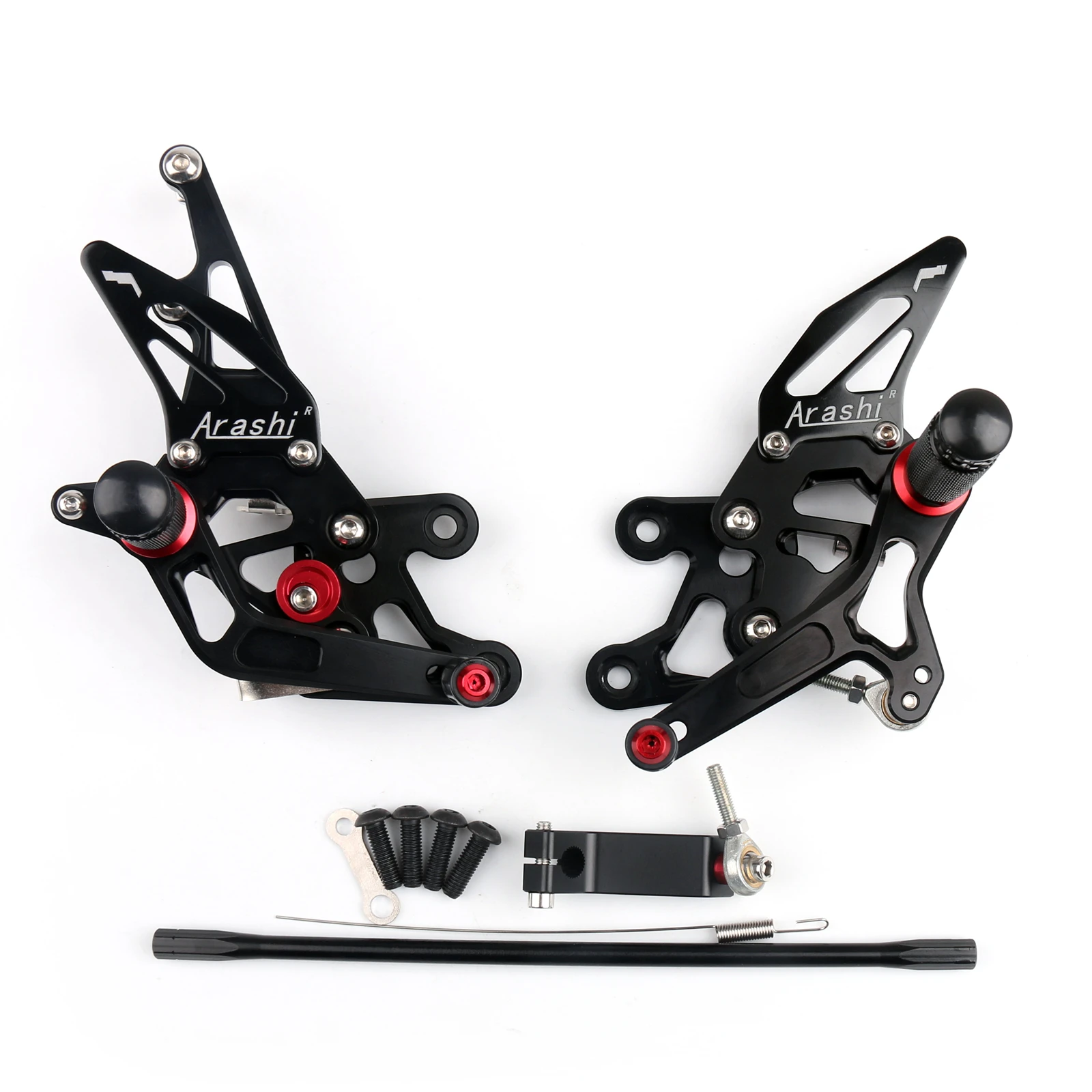 Areyourshop для Yamaha FZ1 2006- FZ8 2010-2013 Регулируемый CNC Rider задний Набор подставка для ног задняя подставка колышки двигателя