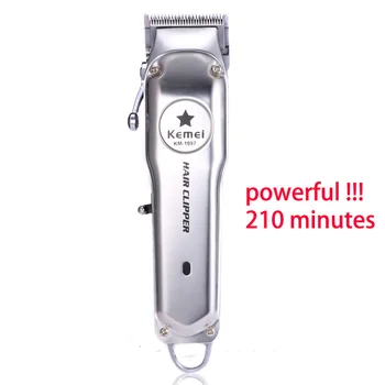 

Kemei KM-1997 All-metal Professional Hair Clipper Electric Cordless Hair Trimmer for Men Hair Cutter Hair Cutting Machine Barber