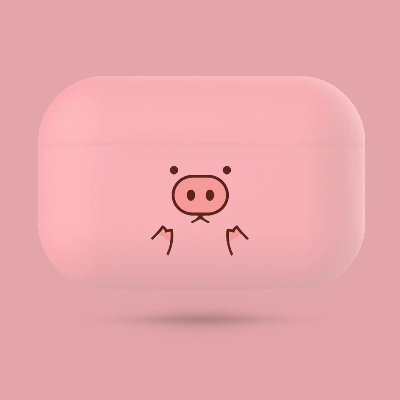 Милый чехол для наушников для Airpods Pro 3, милый мягкий силиконовый защитный чехол с медведем, уткой, Свинкой, беспроводной Bluetooth, аксессуары для наушников