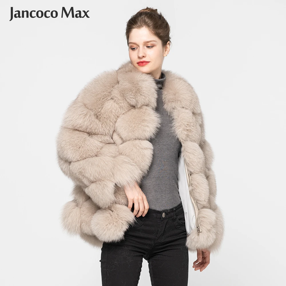 Шуба женская из натурального Лисьего меха зимняя верхняя одежда плотного