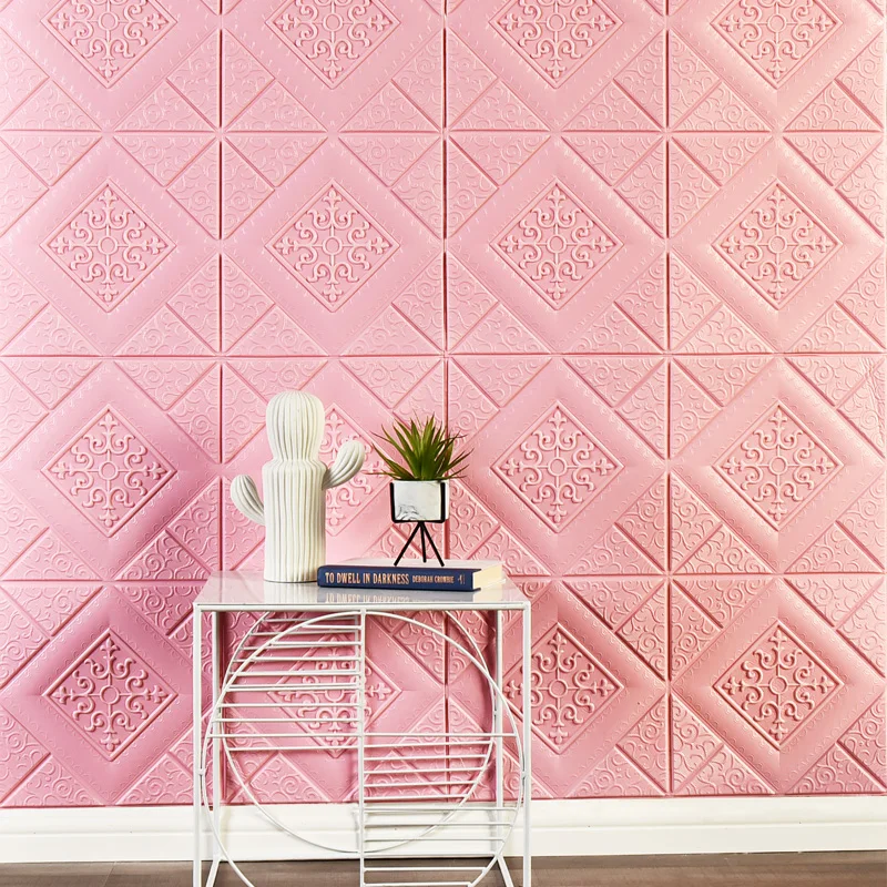 3d Self Adhesive Waterproof Wallpapers 70 70 0 7cm Tv Background Brick Wall Sticker Living Room Bedroom Decorative Stickers Wallpapers Aliexpress