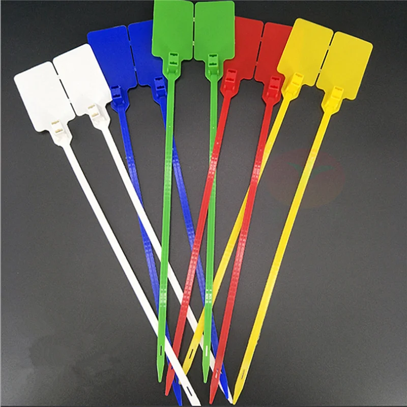 pces comprimento de grandes etiquetas selo caminhao recipiente identificavel logistica selos cabo lacos rotulados selos plasticos 03