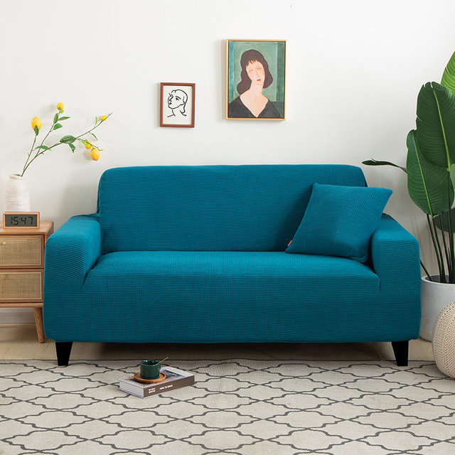 Stretch Sofa Covers for Living Room Thick Elastic Sofa Slipcover Sectional Couch Cover Furniture Protector 1/2/3/4 Seat