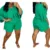 Размера плюс 5xl комплект из двух предметов Женская летняя обувь 2021 одежда изделия для оптовой продажи, сексуальная юбка с завышенной талией, на каждый день или на выход; Комплект с шортами; Прямая поставка;