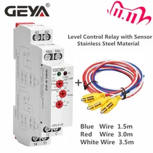 Controlador de nível líquido eletrônico, frete grátis, geya grl8, nível líquido, controlador de nível líquido 10a ac/DC24V-240V