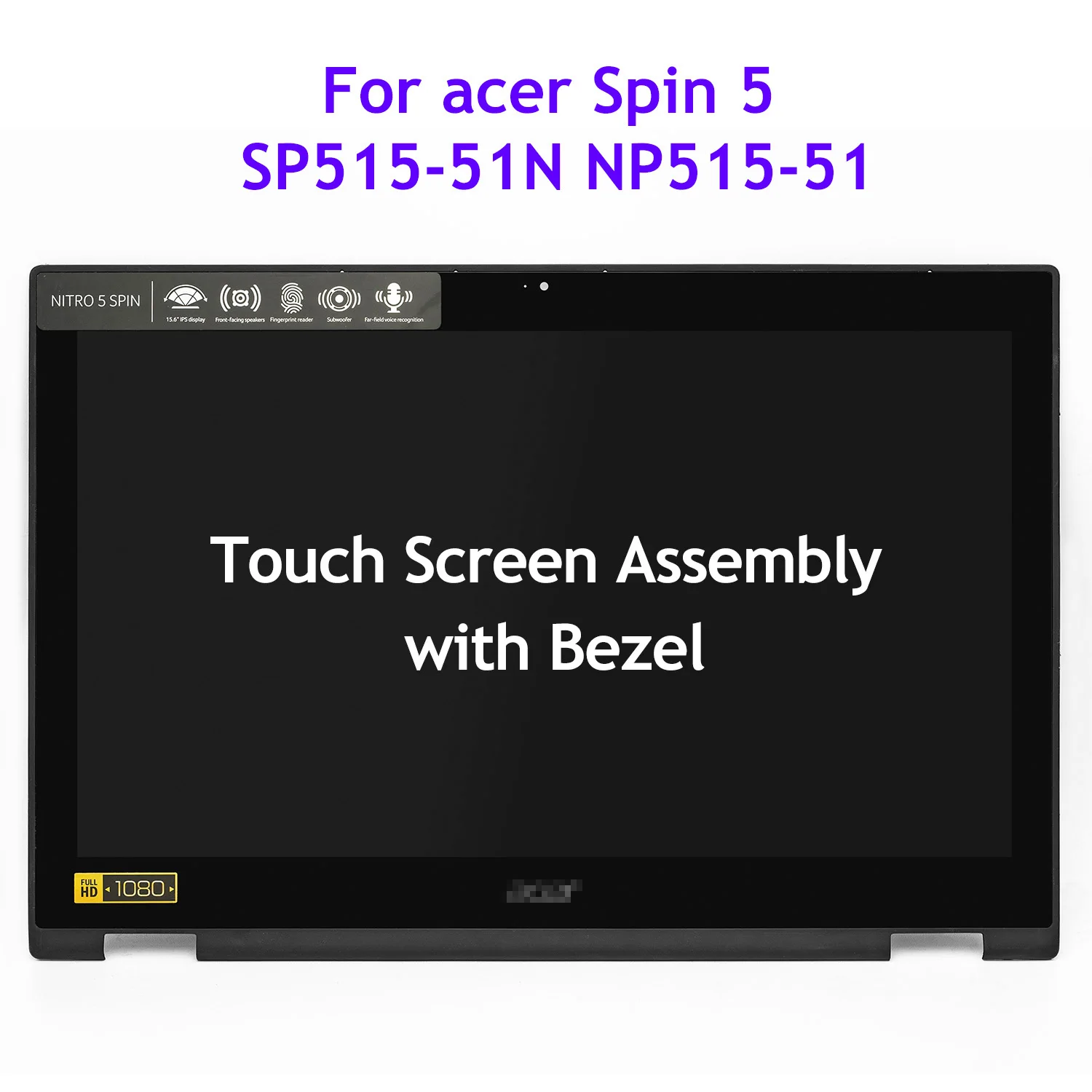 

15,6-дюймовый ЖК-дисплей для ноутбука Acer Spin 5, телефон NP515-51, IPS дисплей, замена FHD 15,6 x