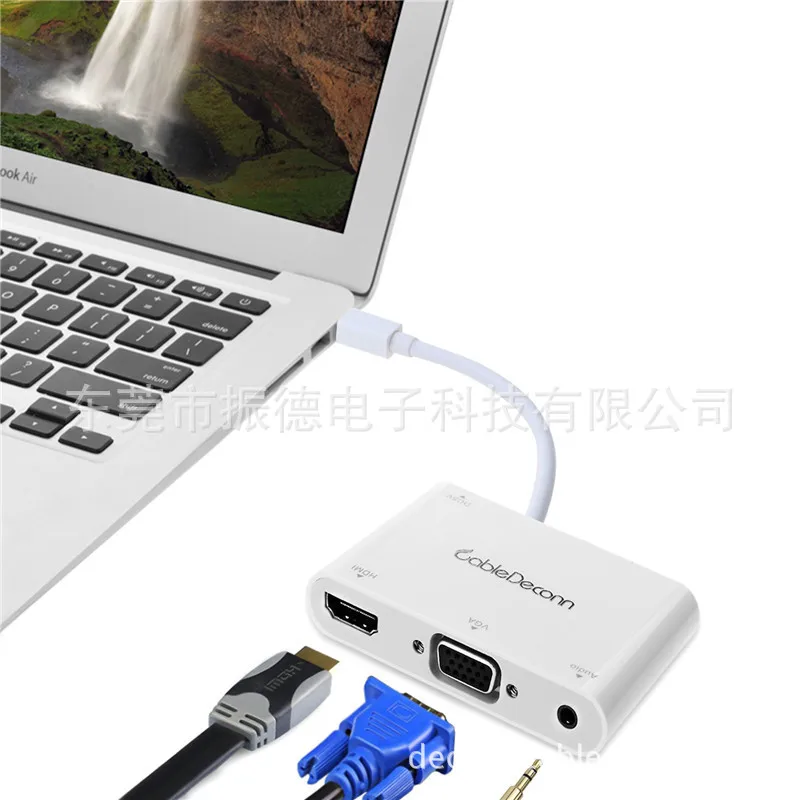 Mini Displayport к HDMI(4K* 2 K) VGA Аудио синхронный выход преобразования линии