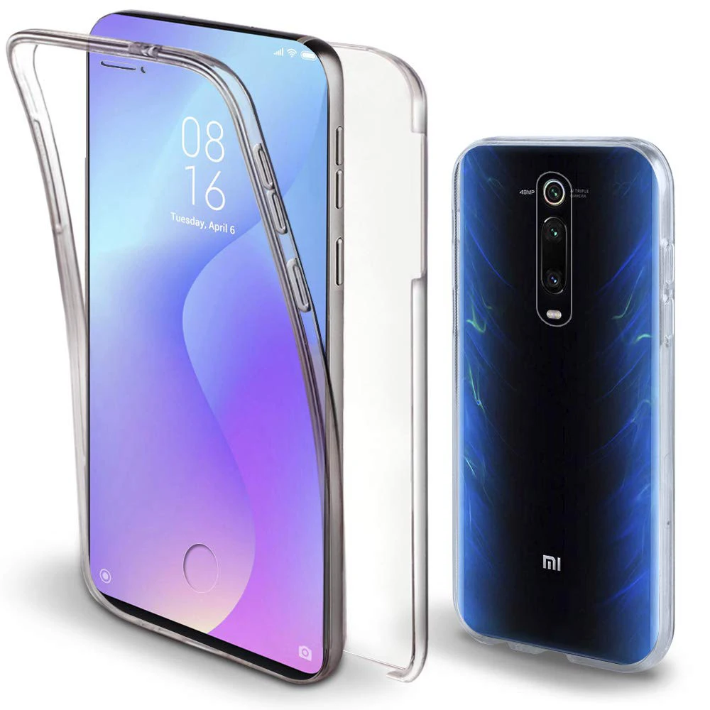 360 градусов силиконовая крышка для XiaoMi Redmi K20 Pro K 20 K20Pro Global Fashion Case 2 в 1 Жесткий PC Back +