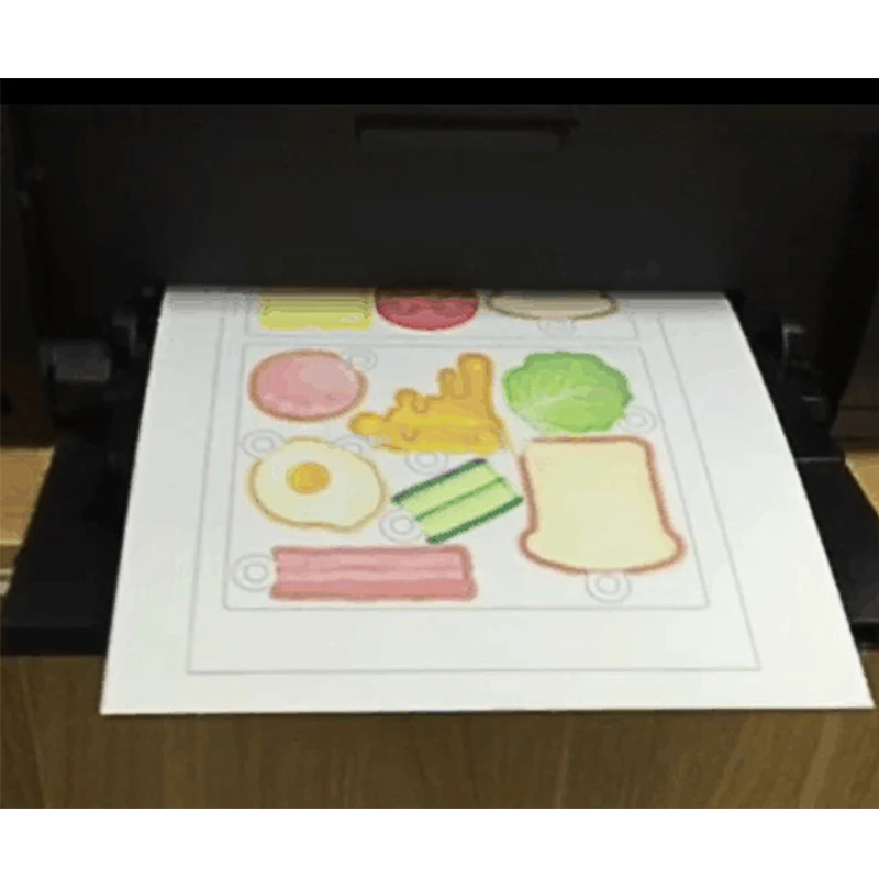10Pcs A4 Inkjet Printing Shrinks film Plastic Sheet DIY Creative decorating printable shrink films 0.3mm thickness 3
