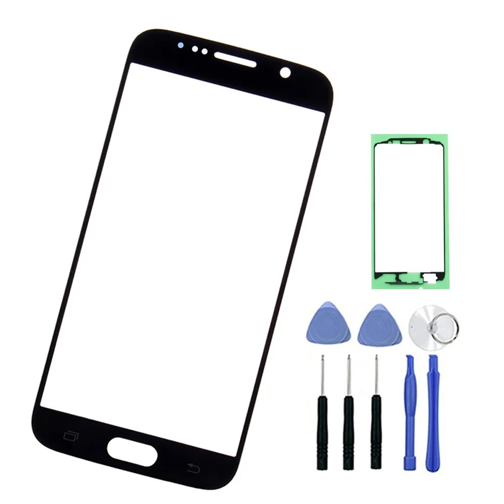 Sostituzione Dello Schermo Esterno Di Vetro Per Samsung S6 G920 G9200 A Cristalli Liquidi Di Tocco Di Vetro Dello Schermo Anteriore Esterno Del Pannel