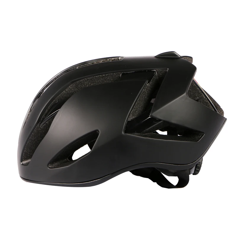 Очень легкие циркуляция воздуха шлем гоночный мотоцикл аэродинамический ветровой шлем для мужчин Спорт Аэро велосипедный шлем - Цвет: Black