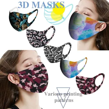 

Fashionable Various Styles Washable Mask Ear Loop Face Mask Multi-color Optional Ear Loop Mouth Cover Elastic Ear Loop Face Mask
