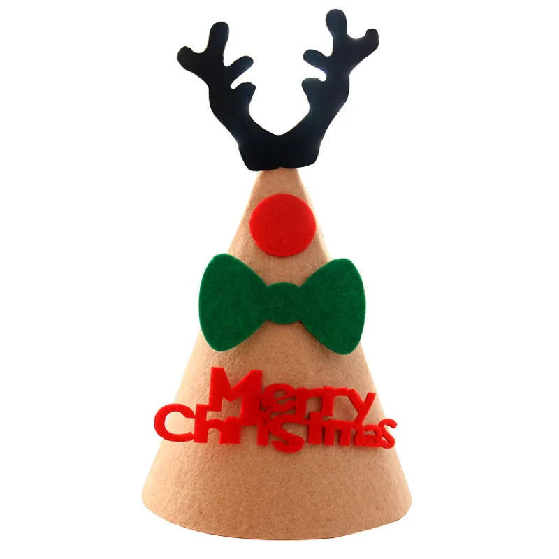 1PCS Happy Birthday Party Merry Christmas Christmas Topper DIY Cute Handmade Cap Shower Baby Decoration Boy Girl Gifts Supplie