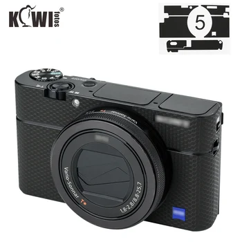 

KIWIFOTOS Anti-Scratch Camaera Protector For Sony RX100 V RX100 VA RX100 III 3M Sticker Protective Cover Skin Film Matrix Black