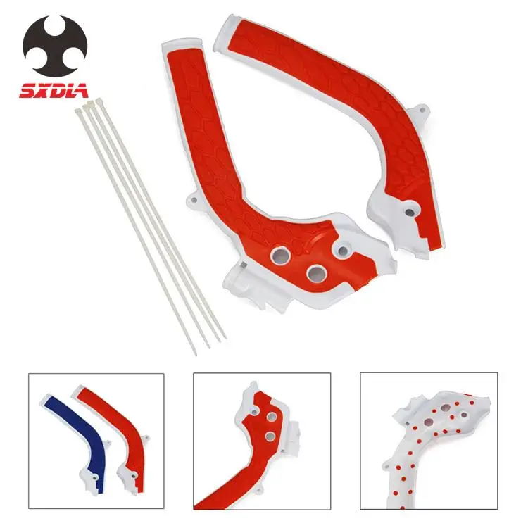 ABS пластик X-Grip рамка Защитная крышка протектор для KTM SX125 SX250 SXF250 SX-F250 SXF350 SXF450 XCF250 XCF350 XCF450