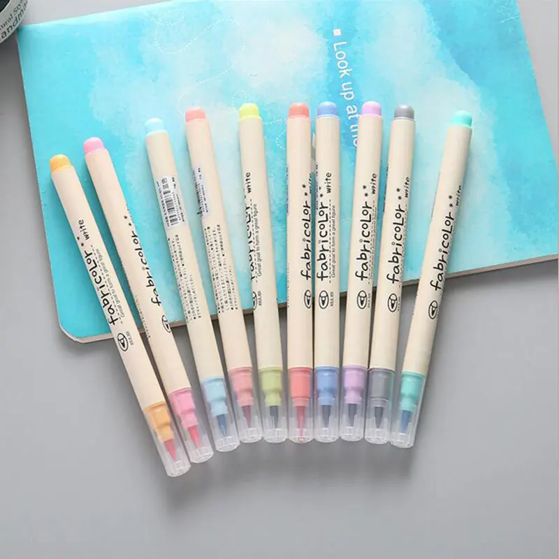 

10 Colors Watercolor Soft Brush Marker Pen Art Supplies Sketch Calligraphy Brush Drawing Professional Colour Felt Pens