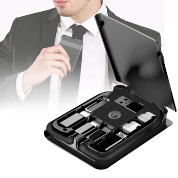 

2020 Multi-function Universal Smart Adaptor Card Storage Box Wireless charging smart multi function universal smart adaptor