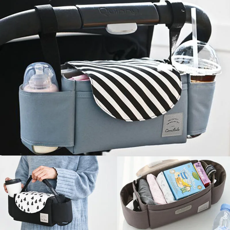 Sac poussette bébé organisateur de voyage sacs à couches accessoires de maternité tasse multifonction momie landau sac à dos sac à dos