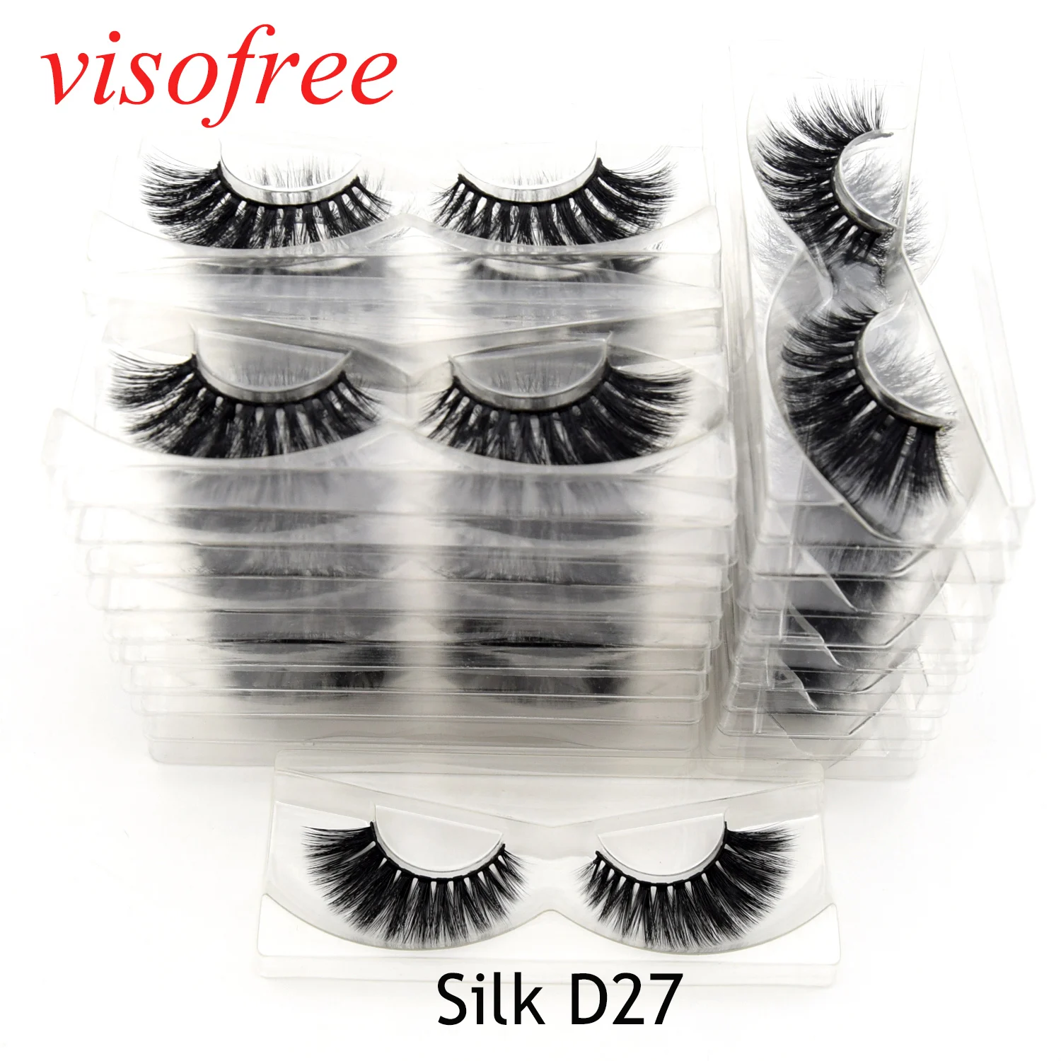 Visofree 30 пар/лот 3D норковые ресницы искусственные накладные для наращивания