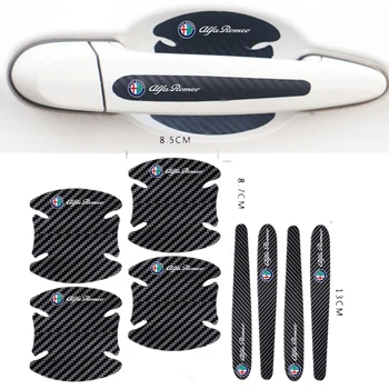 

Car door Handle Protection Film car Sticker For Alfa Romeo Giulia Giulietta 159 156 MITO Stelvio 147 Sportiva Car Styling
