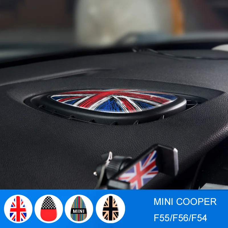 

Union Jack Center Air Outlet 3D Dedicated Cover protect Sticker Decal for MINI COOPER F54 F55 F56 Clubman Interior Accessories