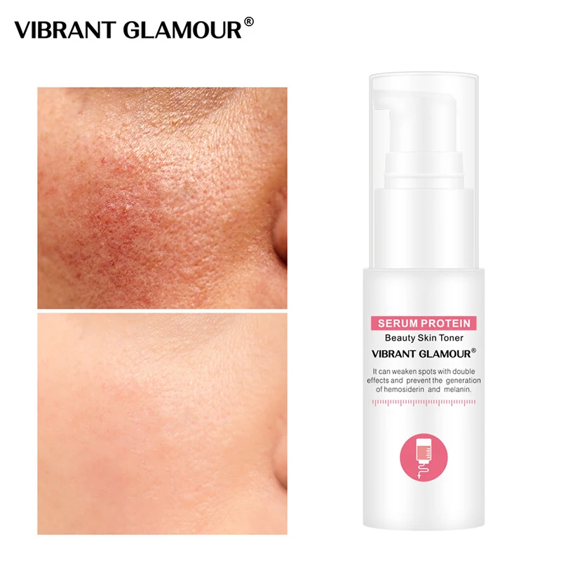 

VIBRANT GLAMOUR Serum Protein Anti-Aging Face Serum Hyaluronic Acid Shrink Pores Face Toner Whitening Moisturize Sensitive Skin