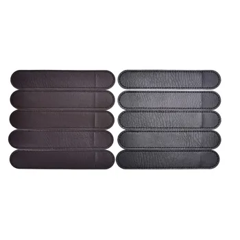 

5pcs/set Black and Brown Pen Bag Pack ONE pens for one set Fountain Pen Pouch Case Gift Pen Bag For Roller Ball