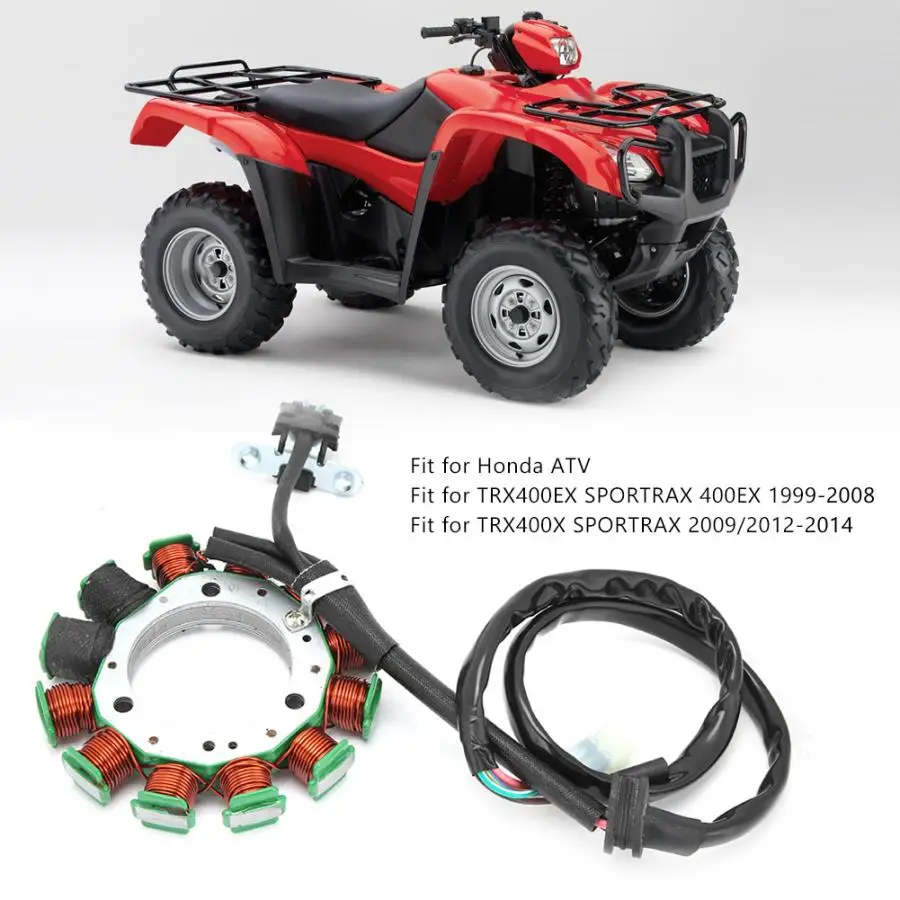 Магнето генератор статор катушка медный статор Подходит для Honda ATV TTRX400EX TRX400X SPORTRAX 400EX катушка Магнето